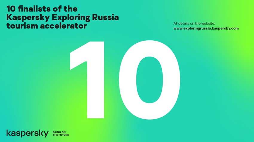 10 finalists of the Kaspersky Exploring Russia tourism accelerator